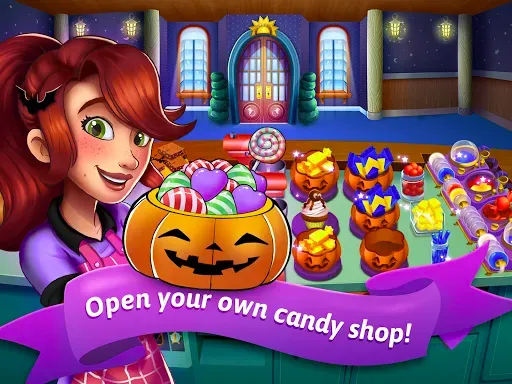 Скриншот 6 — Halloween Candy Shop Food Game
