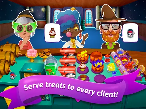 Скриншот 7 — Halloween Candy Shop Food Game