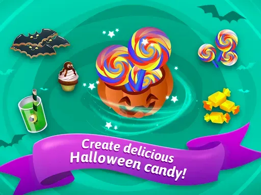 Скриншот 8 — Halloween Candy Shop Food Game