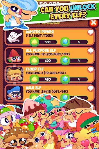 Скриншот 5 — Elf Cake Clicker Magic Cookies