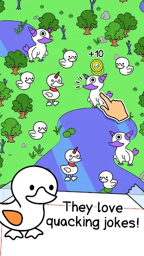 Скриншот 2 — Duck Evolution: Merge Game