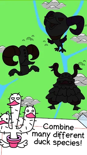 Скриншот 3 — Duck Evolution: Merge Game