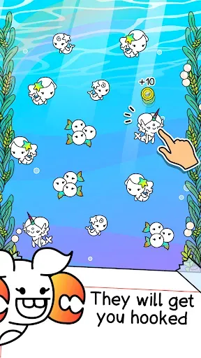 Скриншот 2 — Mermaid Evolution: Merge Game