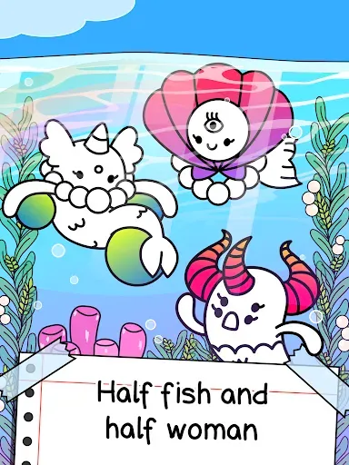 Скриншот 5 — Mermaid Evolution: Merge Game