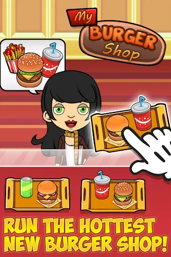 Скриншот 1 — My Burger Shop: Fast Food Game