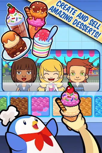 Скриншот 1 — My Ice Cream Truck Игра с едой