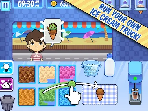 Скриншот 6 — My Ice Cream Truck Игра с едой
