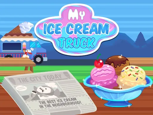 Скриншот 8 — My Ice Cream Truck Игра с едой