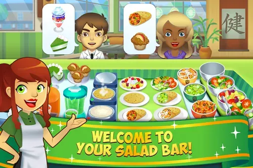 Скриншот 1 — My Salad Bar: Veggie Food Game