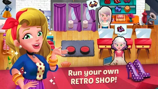 Скриншот 1 — Retro Style Dash: Fashion Shop
