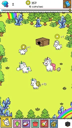 Скриншот 5 — Unicorn Evolution: Idle Catch