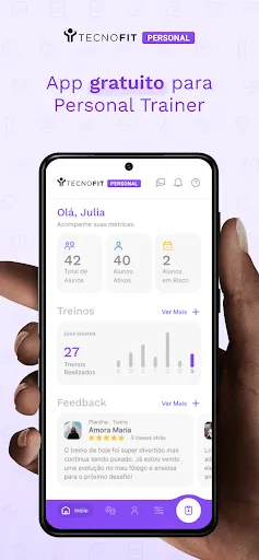 Скриншот 1 — Tecnofit para Personal Trainer