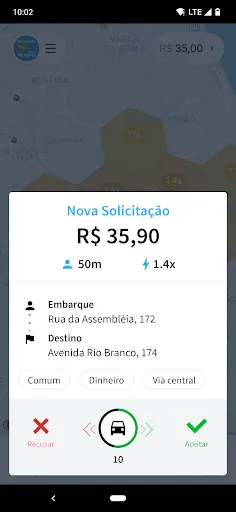 Скриншот 3 — Te Levo Mobile - Motorista