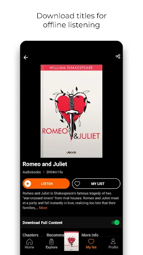 Скриншот 6 — Ubook: Audiobooks