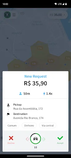 Скриншот 3 — Urbano Norte - Motorista