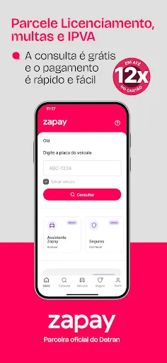 Скриншот 2 — Zapay: Pagar IPVA 2026, multas