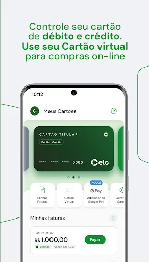 Скриншот 2 — Quero-Quero PAG: Cartão e Pix