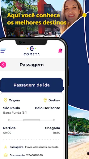 Скриншот 4 — Cometa: Passagem de Ônibus