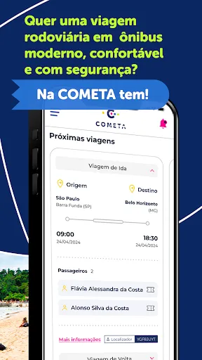 Скриншот 5 — Cometa: Passagem de Ônibus
