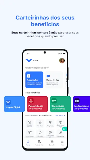 Скриншот 4 — Vitta: o seu Hospital Digital