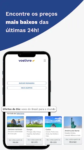 Скриншот 3 — Voelivre Buscador de Passagens