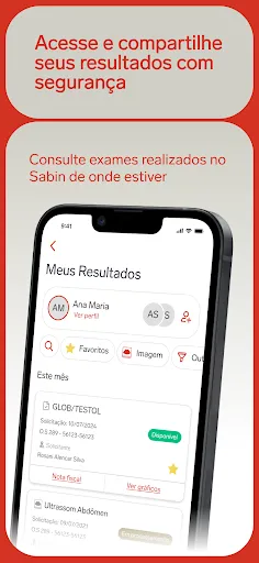 Скриншот 2 — Sabin Diagnóstico e Saúde