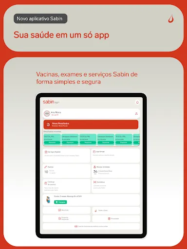 Скриншот 7 — Sabin Diagnóstico e Saúde