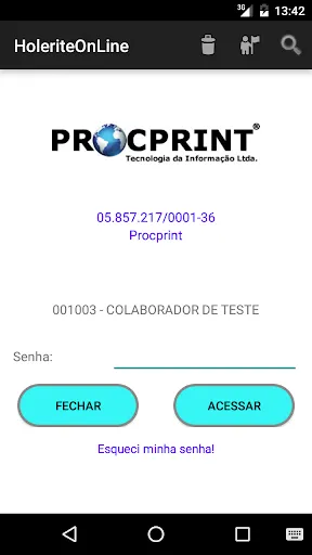 Скриншот 2 — HoleriteOnLine