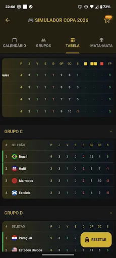 Скриншот 6 — Copa do Mundo 2026 - Simulador