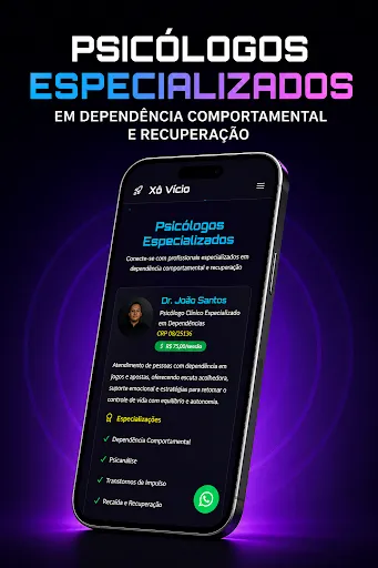 Скриншот 4 — Xô Vício - Bloqueio de apostas