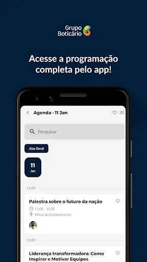 Скриншот 3 — Eventos Grupo Boticário