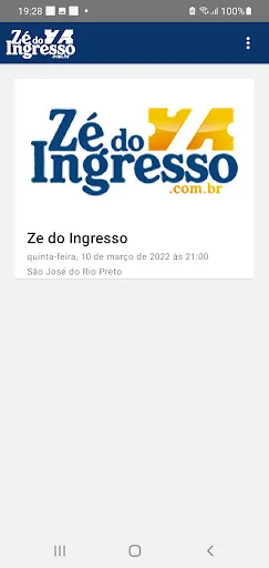 Скриншот 2 — Zé do Ingresso Organizador