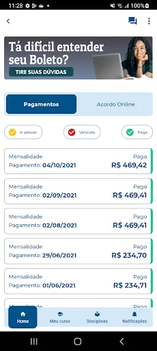Скриншот 3 — Unicesumar Studeo App