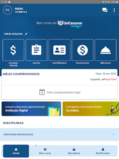 Скриншот 6 — Unicesumar Studeo App