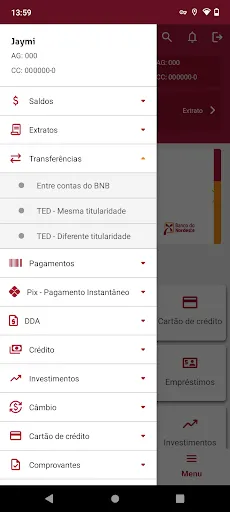 Скриншот 3 — Banco do Nordeste Mobile