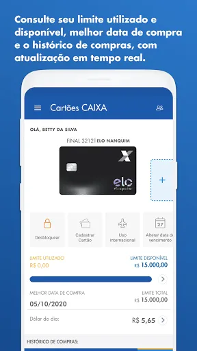 Скриншот 3 — Cartões CAIXA
