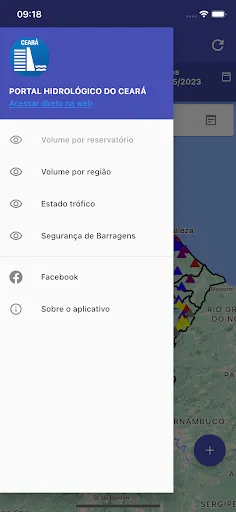 Скриншот 1 — PORTAL HIDROLÓGICO DO CEARÁ