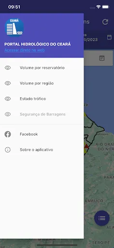 Скриншот 7 — PORTAL HIDROLÓGICO DO CEARÁ