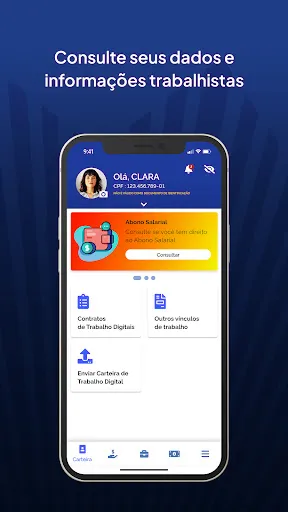 Скриншот 2 — Carteira de Trabalho Digital