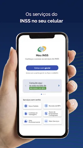 Скриншот 1 — Meu INSS – Central de Serviços