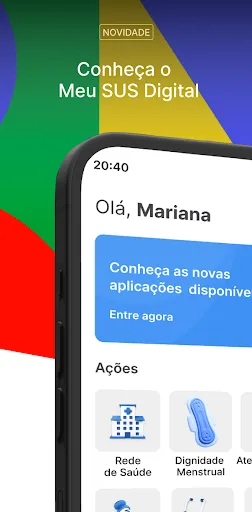 Скриншот 1 — Meu SUS Digital