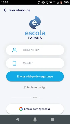 Скриншот 1 — Escola Paraná