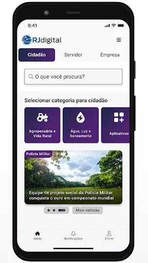Скриншот 1 — RJ Digital - Serviços Públicos