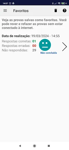 Скриншот 8 — Simulado Detran-SP