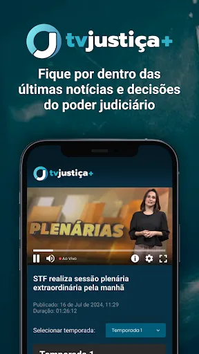 Скриншот 4 — TV JUSTIÇA +