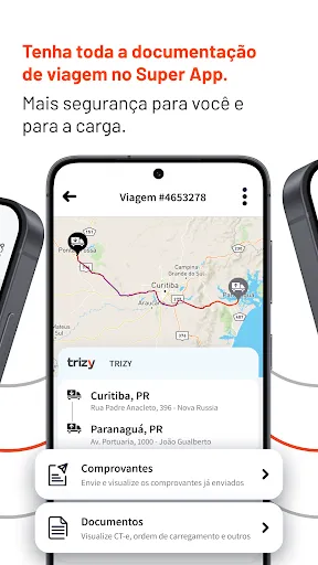 Скриншот 2 — Trizy - O App do motorista