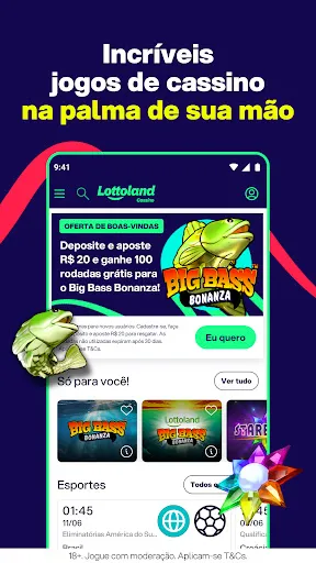 Скриншот 1 — Lottoland - Cassino e Apostas