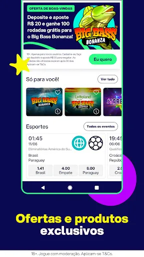 Скриншот 2 — Lottoland - Cassino e Apostas