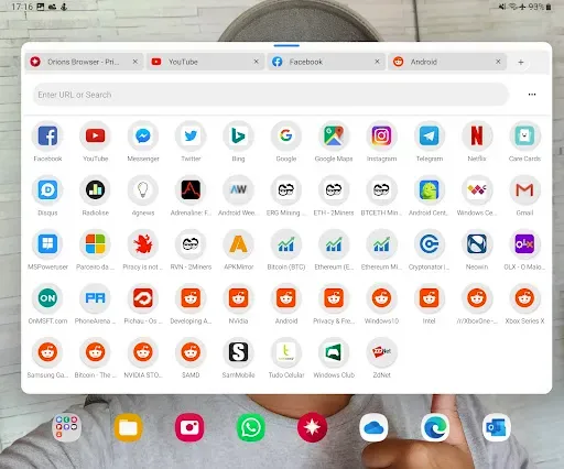 Скриншот 8 — Orions - Privacy Browser
