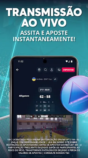 Скриншот 3 — Novibet ™ - Apostas & Cassino